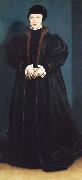 Hans holbein the younger Christina of Denmark,Duchess of Milan USA oil painting artist
